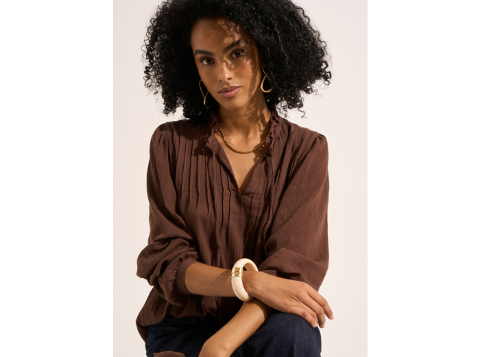 Blouse en gaze de coton