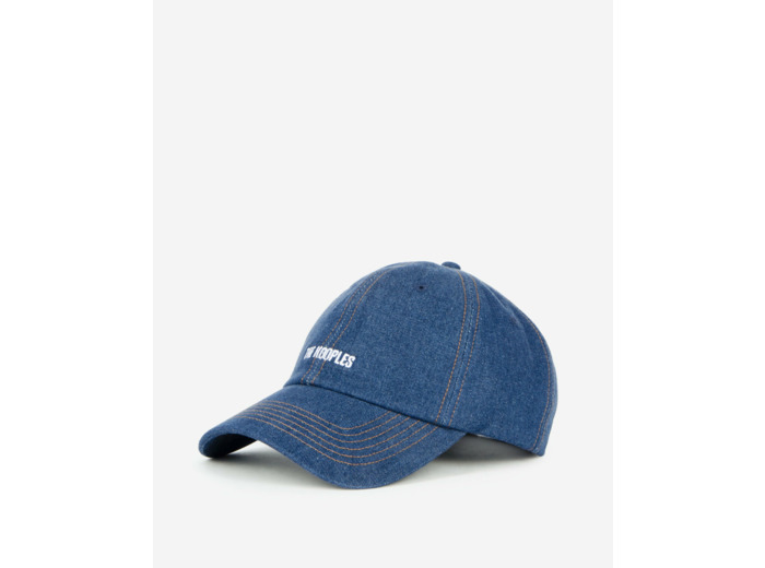 Casquette denim brut blue denim