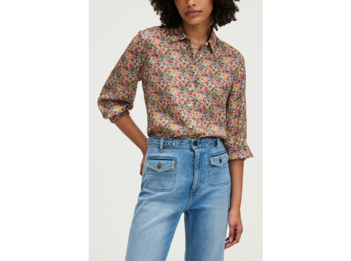 Chemise à petites fleurs colorées - UGETTE