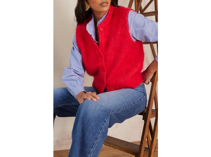 Gilet LOULOU en mohair