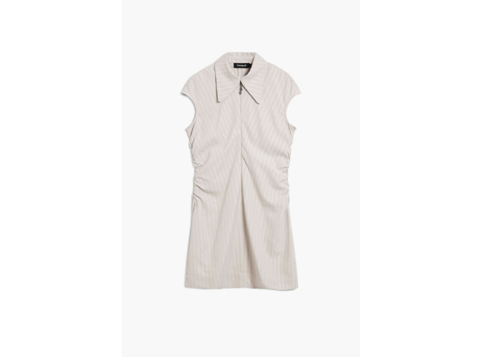 Robe Sans Manches En Tissu – Femme