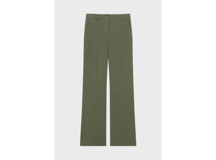 Pantalon de tailleur en lin et coton - LINSAY