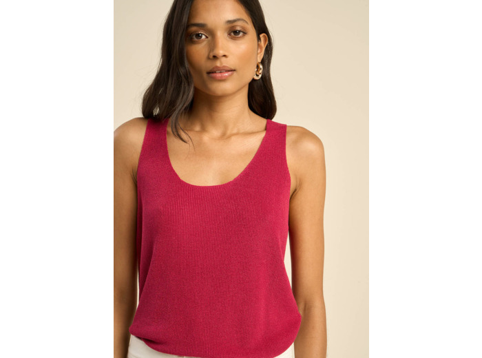 Débardeur scintillant en maille