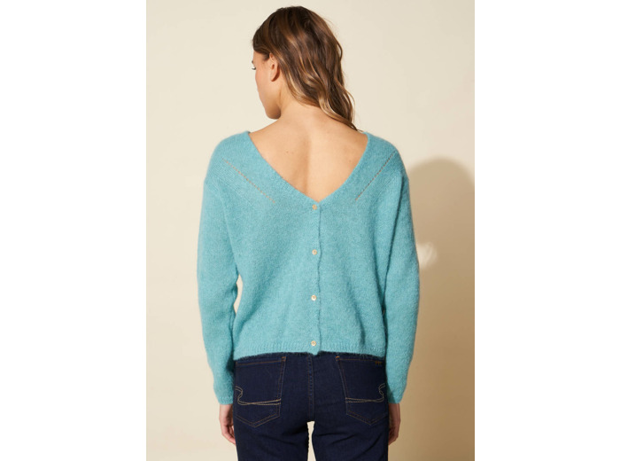 Gilet à côtes réversible