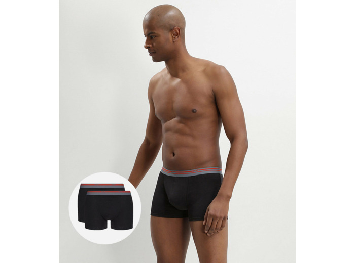 Lot de 2 boxers noirs Daily Colors