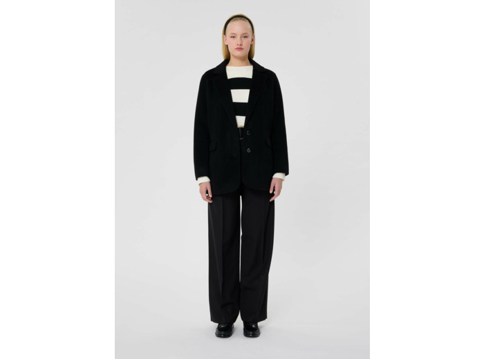 Veste Virgo Noir en Laine