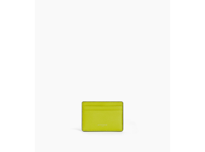 Porte cartes Emile en cuir grainé