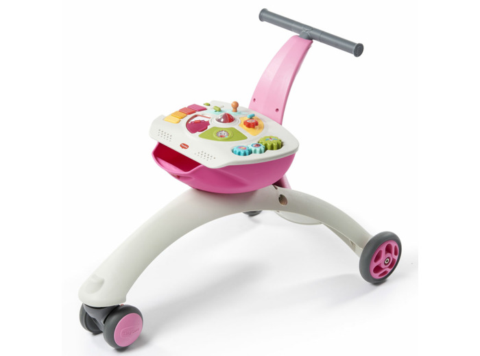 Trotteur porteur chariot de marche Rose