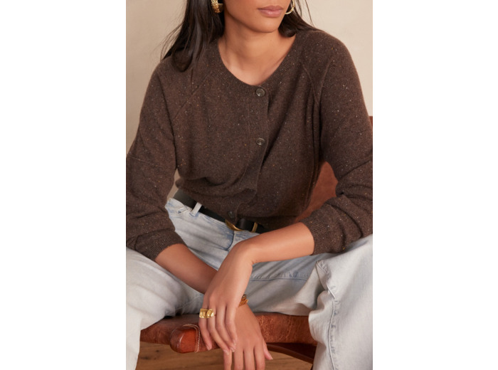 Cardigan BILLY BIS en 100% cachemire