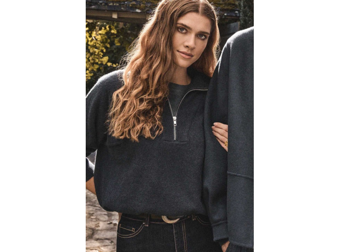 Pull col camionneur unisexe en 100% laine REVEUR