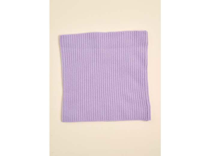 Tour de cou à cotes en cachemire