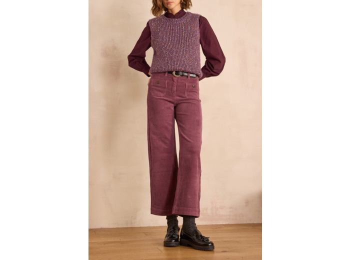 Pantalon MAE en velours de coton