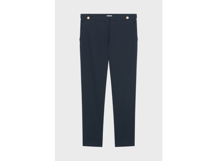 Pantalon slim 7/8 en coton - JULIEN