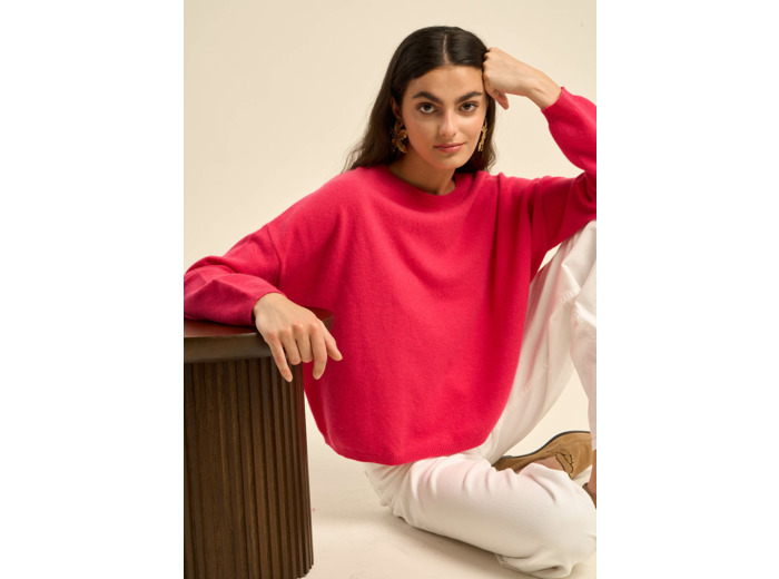 Pull col bateau 100% cachemire