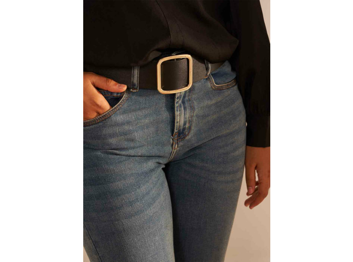 Ceinture en faux cuir lisse