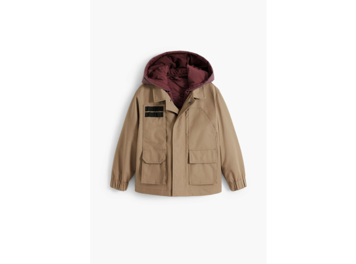 Parka En Tissu – Garçon