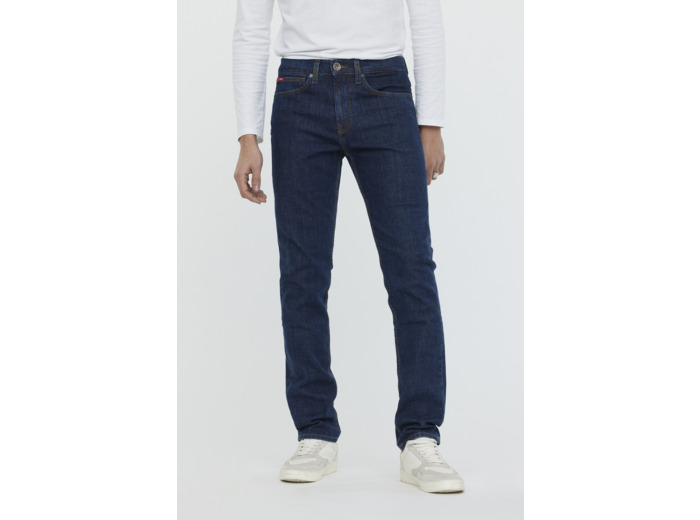 Pantalon taille haute, coupe confort