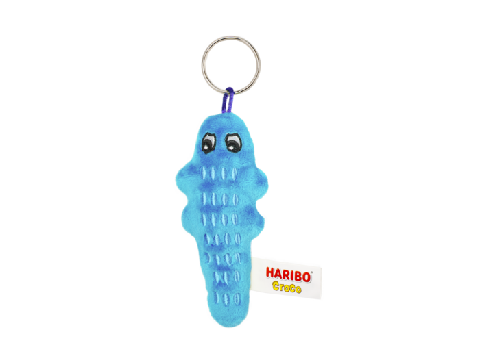 Porte clé peluche Croco bleu
