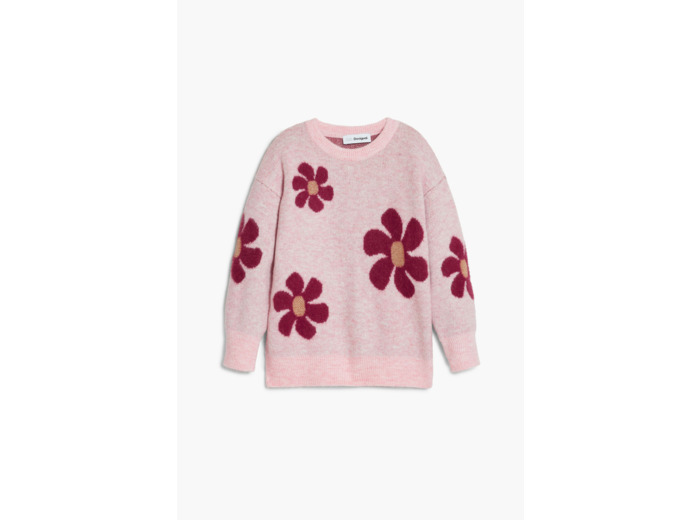 Pull À Manches Longues En Tricot – Fille