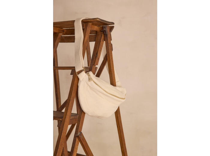 Sac banane GELINA en coton velours