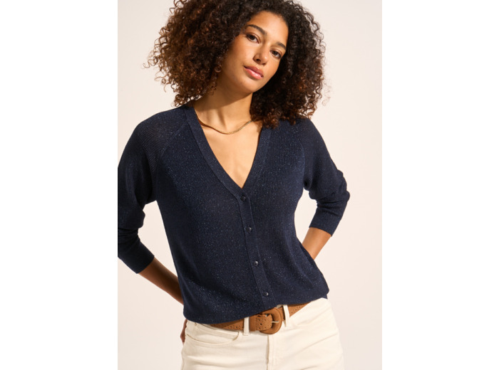 Gilet avec détails brillants