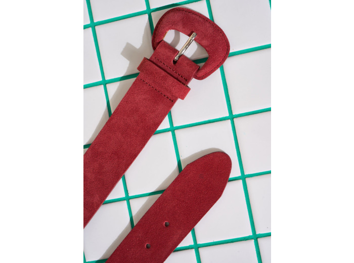 Ceinture en croûte de cuir