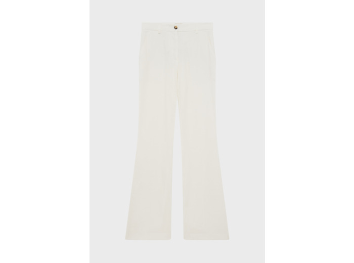 Pantalon de tailleur en lin et coton - LINSAY
