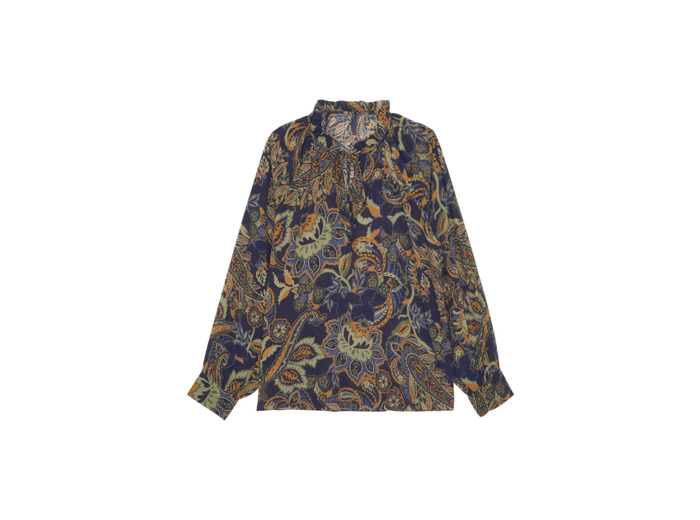 Blouse imprimée cachemire