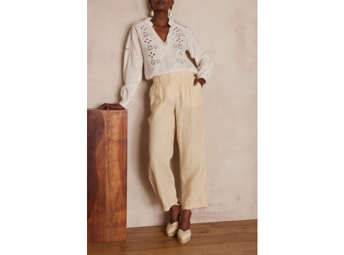 Pantalon BASTIEN en  LIN