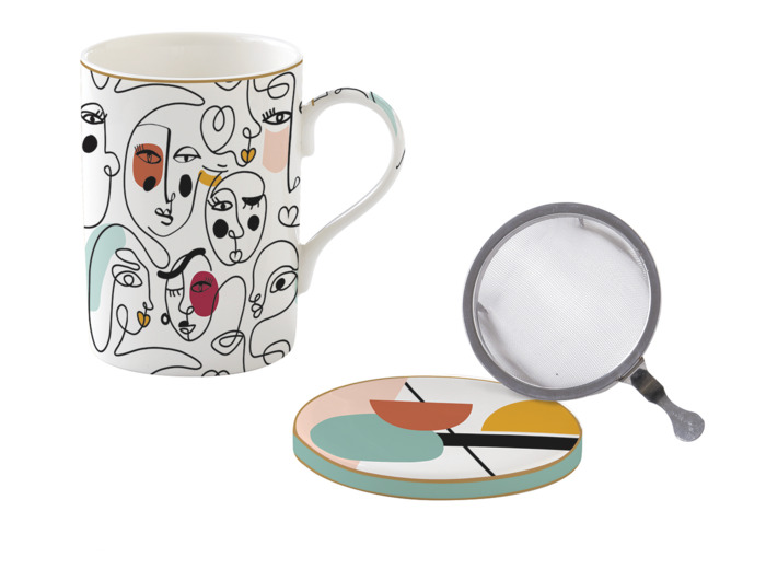 MODERNISM Coffret Tisanière + filtre