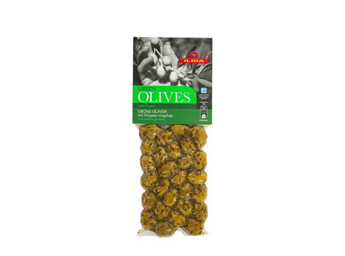 Olives vertes à l'origan