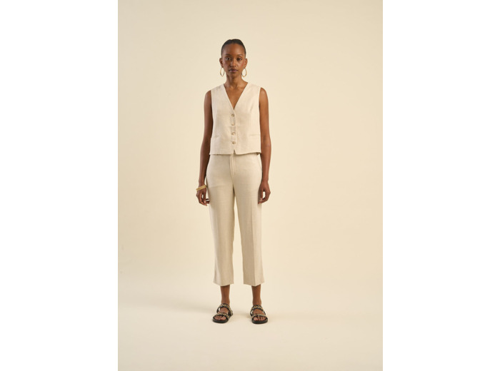 Pantalon carotte 7/8ème