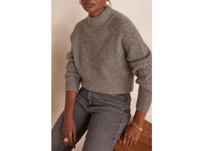 Pull côtelé en 100% cachemire 6 fils BRUCE