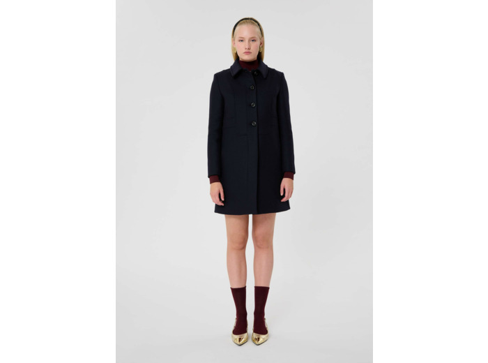 Manteau Madeline Nuit en Laine
