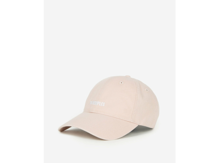 Casquette avec broderie lila