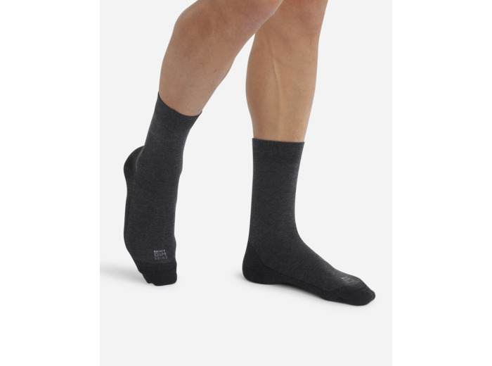 Lot de 2 paires de chaussettes homme Anthracite Chiné Ultra Resist