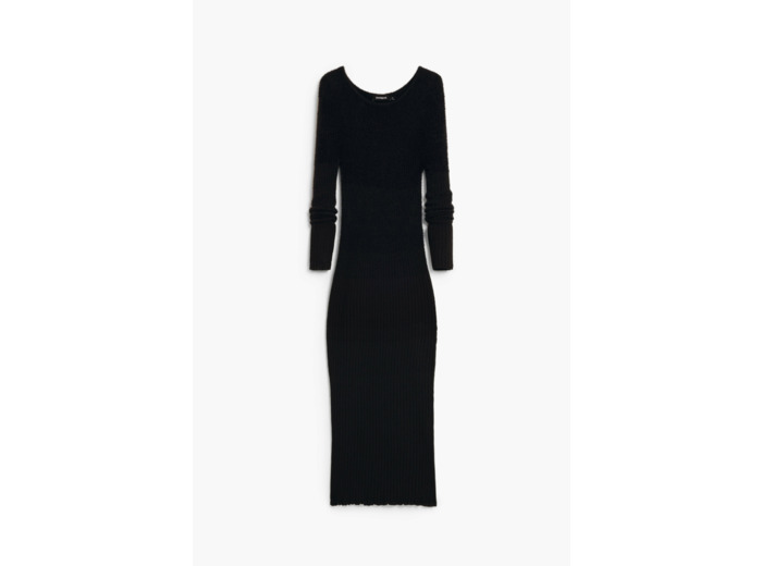 Robe À Manches Longues En Tricot – Femme