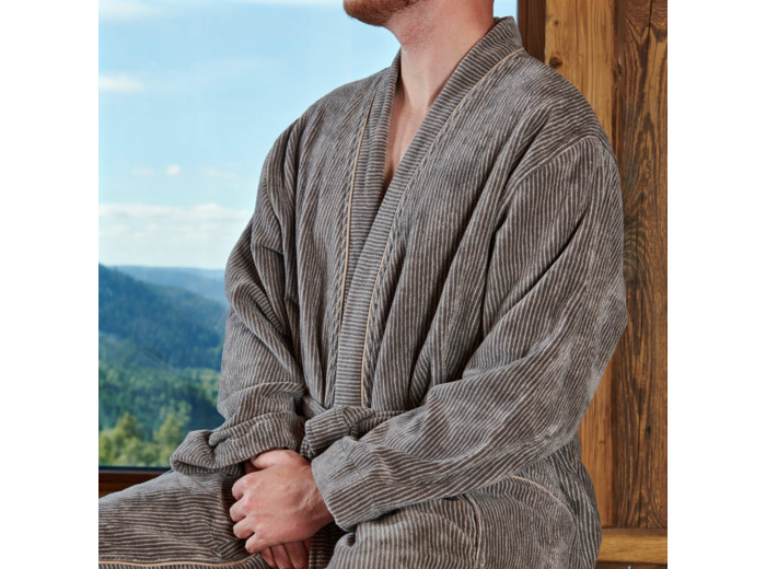 Peignoir Velours Homme 380g | Tradition des Vosges