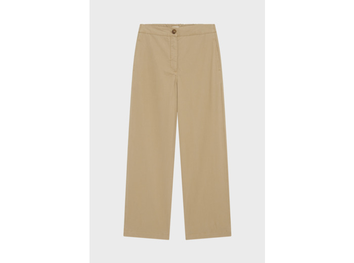 Pantalon large en coton et lyocell - LIELLE