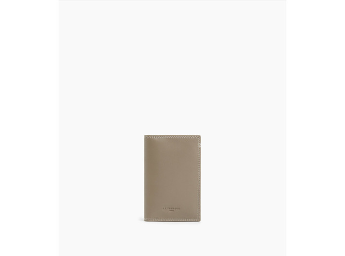 Porte cartes vertical Martin en cuir lisse