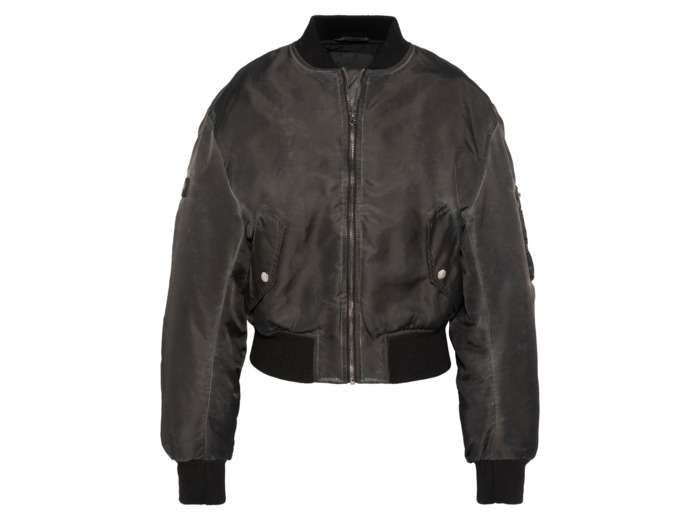 Bomber lavé oversize