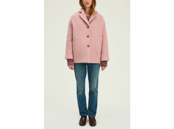 Manteau court en laine -  MAUDE