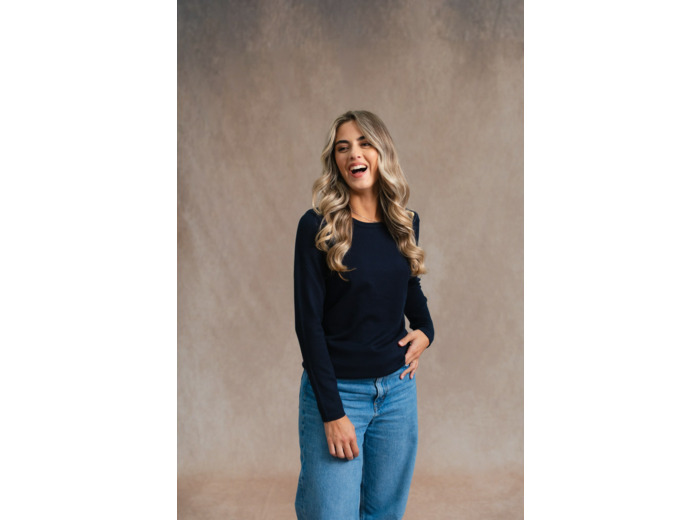 Pull Marinière femme VISCOSE patte épaule Gabrielle