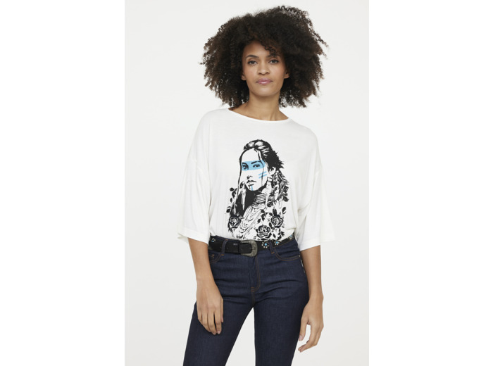 T-shirt AMERA Ivory