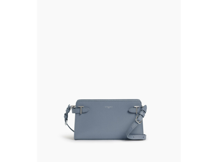 Petit sac à bandoulière Emilie en cuir signature T