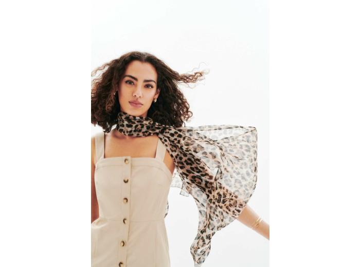 Foulard leon 100% soie