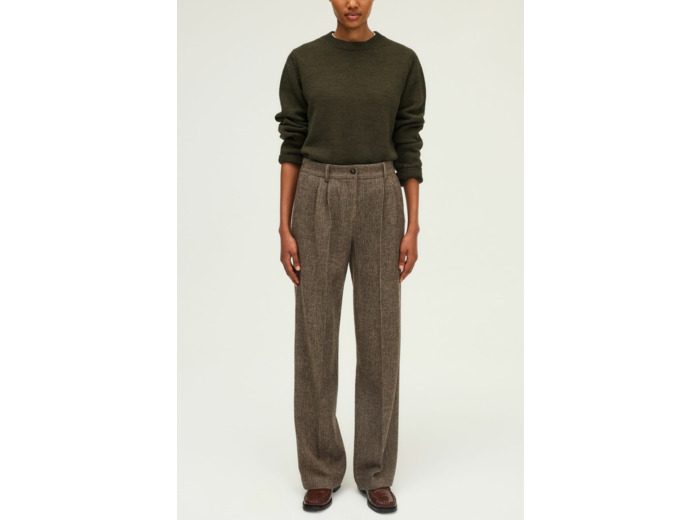 Pantalon large pied de puce - CORALIE
