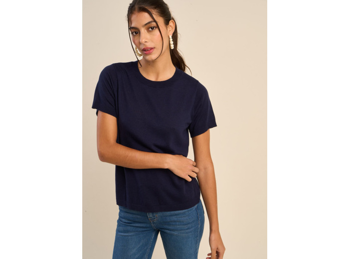 Pull à manches courtes