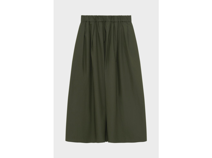 Jupe longue unie en coton - VIVIKA