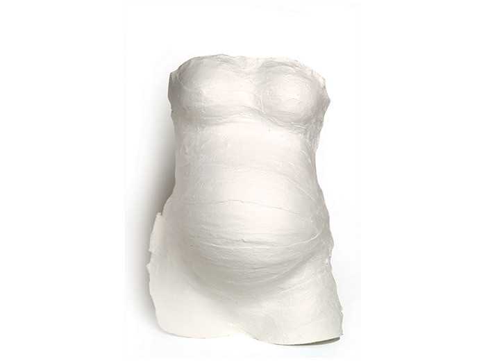 Kit empreinte moulage ventre de la mère Blanc